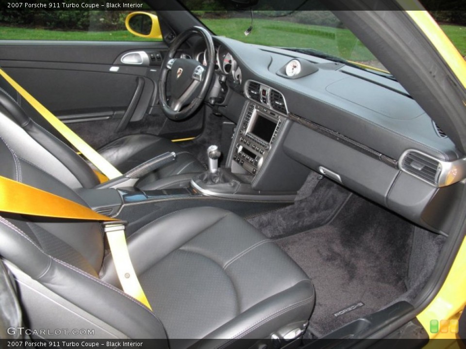 Black Interior Photo for the 2007 Porsche 911 Turbo Coupe #55510826