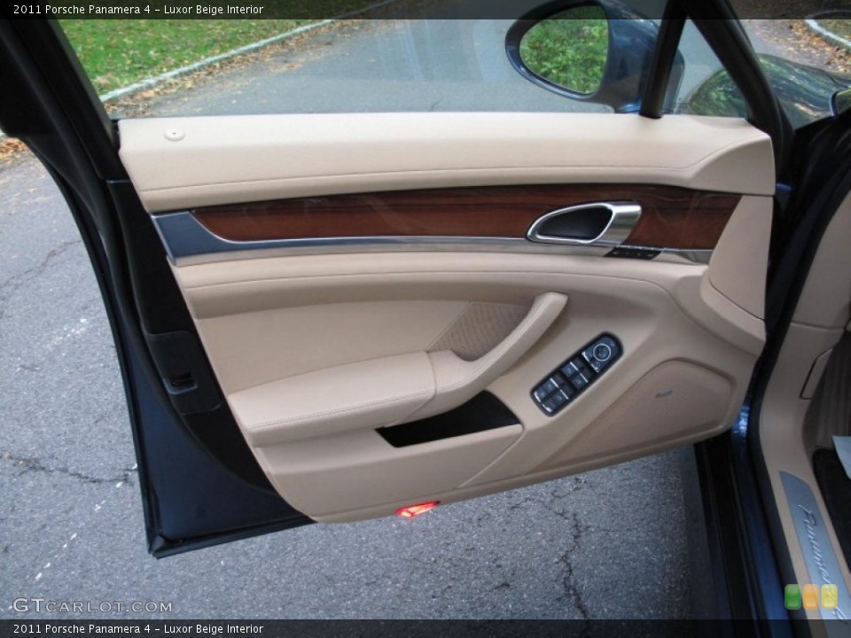 Luxor Beige Interior Door Panel for the 2011 Porsche Panamera 4 #55510987