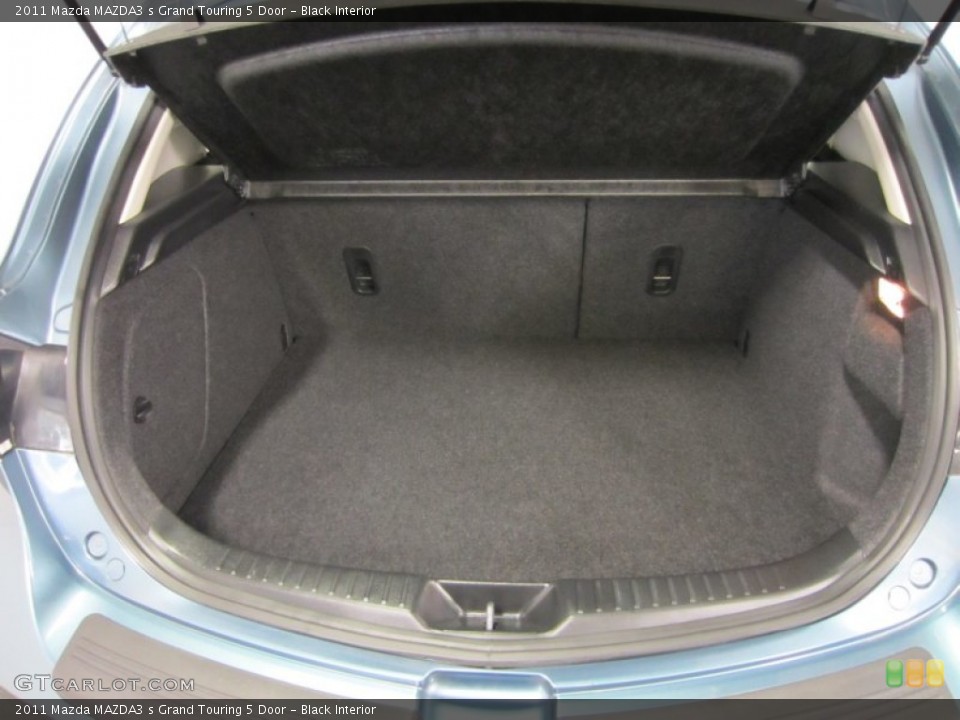 Black Interior Trunk for the 2011 Mazda MAZDA3 s Grand Touring 5 Door #55511456