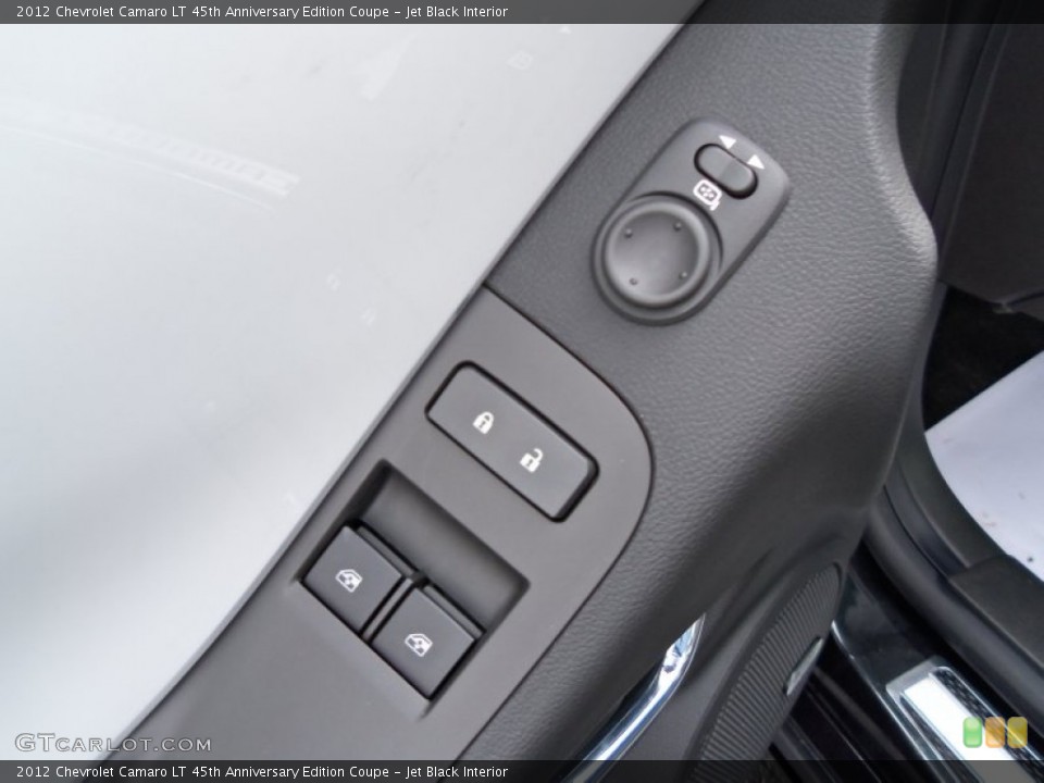 Jet Black Interior Controls for the 2012 Chevrolet Camaro LT 45th Anniversary Edition Coupe #55511630
