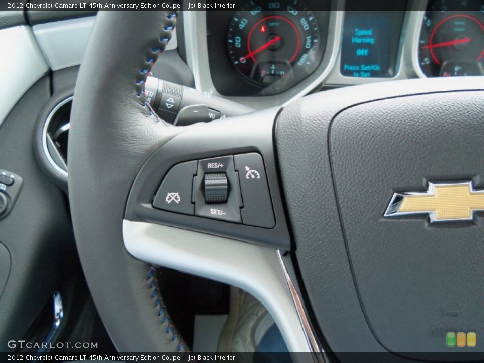 Jet Black Interior Controls for the 2012 Chevrolet Camaro LT 45th Anniversary Edition Coupe #55511681