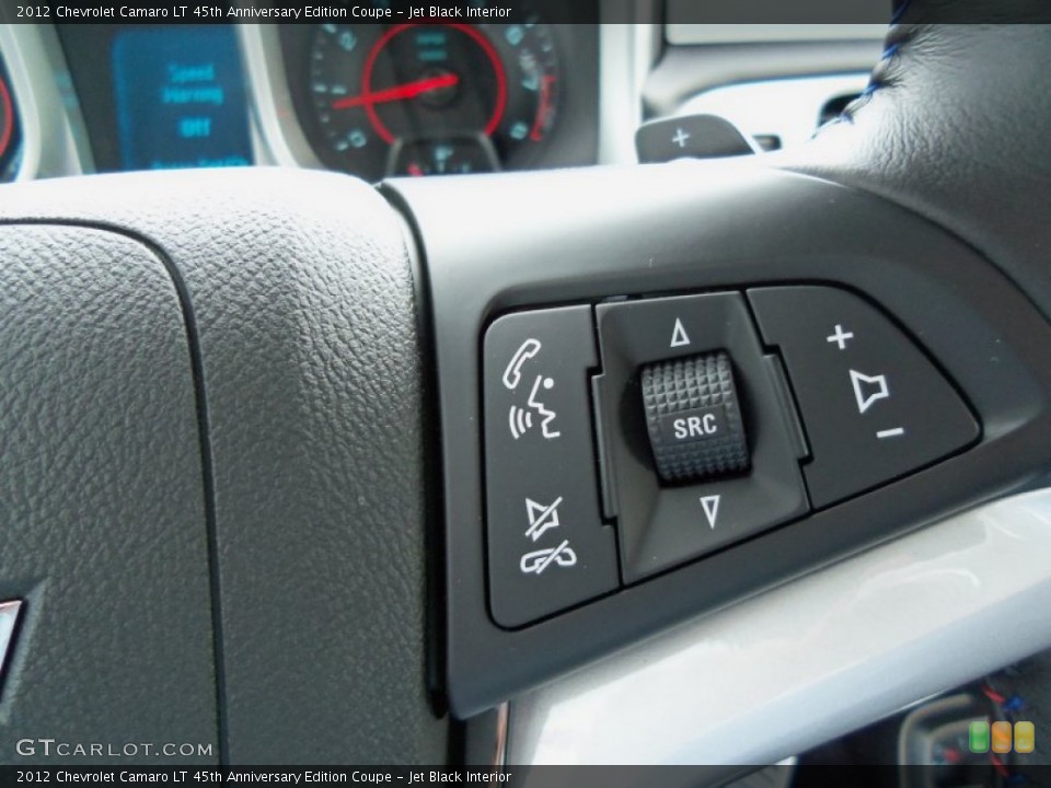 Jet Black Interior Controls for the 2012 Chevrolet Camaro LT 45th Anniversary Edition Coupe #55511699