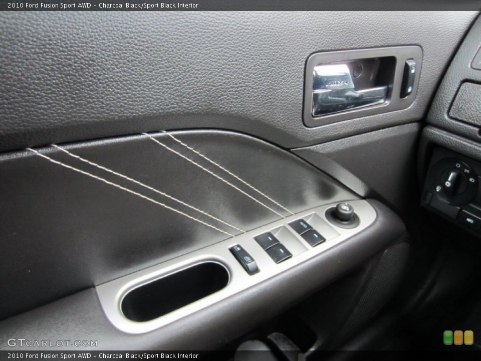 Charcoal Black/Sport Black Interior Controls for the 2010 Ford Fusion Sport AWD #55512128