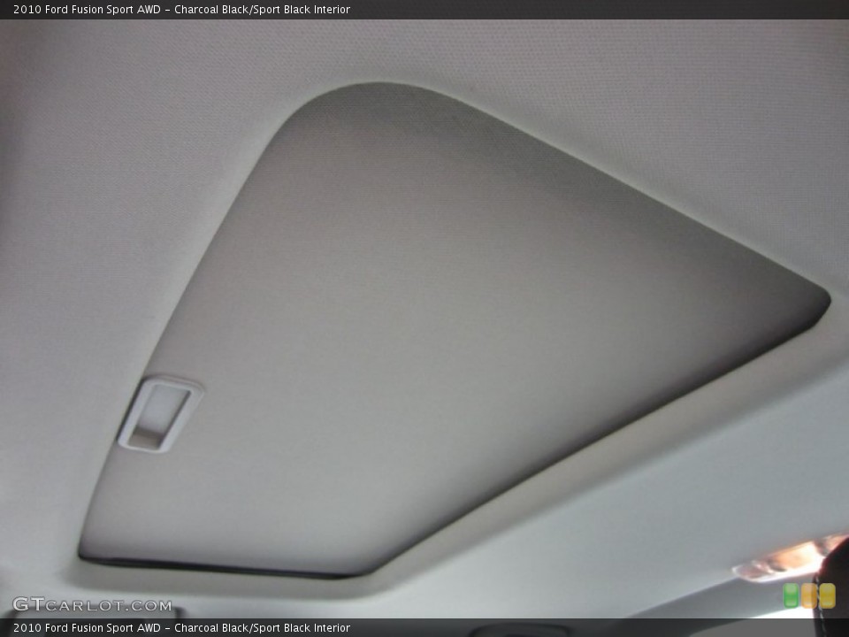 Charcoal Black/Sport Black Interior Sunroof for the 2010 Ford Fusion Sport AWD #55512188