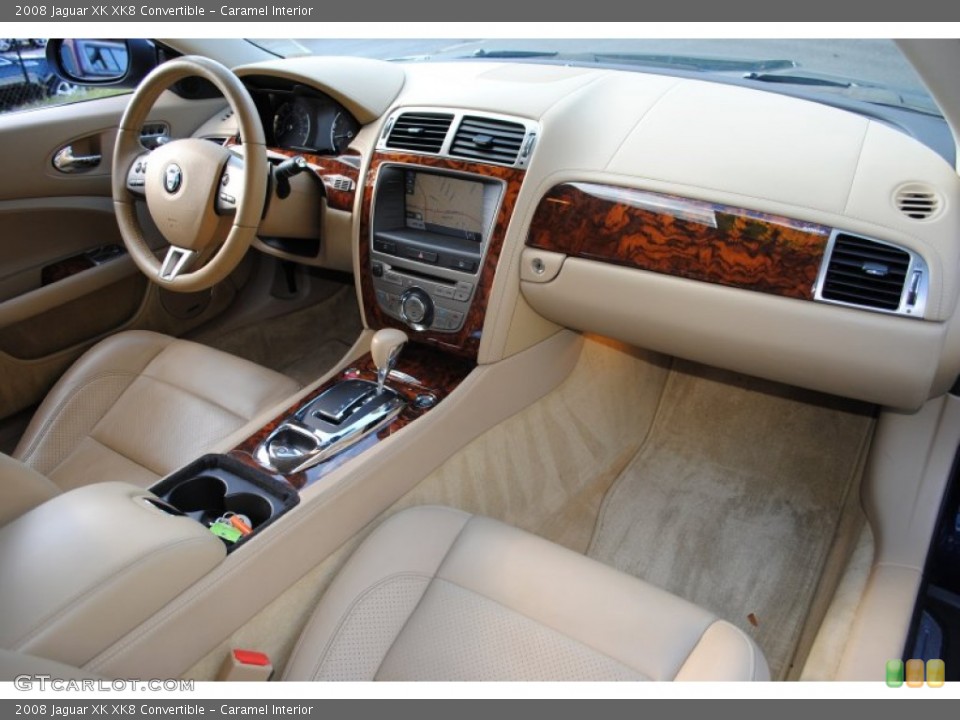 Caramel Interior Dashboard for the 2008 Jaguar XK XK8 Convertible #55512209