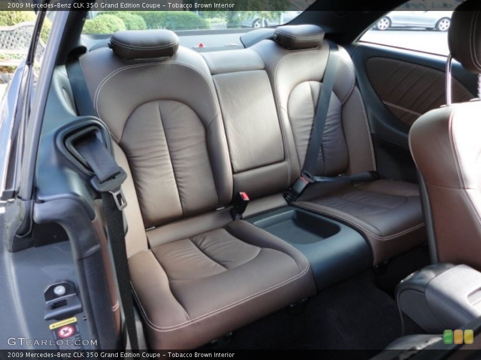 Tobacco Brown Interior Photo for the 2009 Mercedes-Benz CLK 350 Grand Edition Coupe #55516814