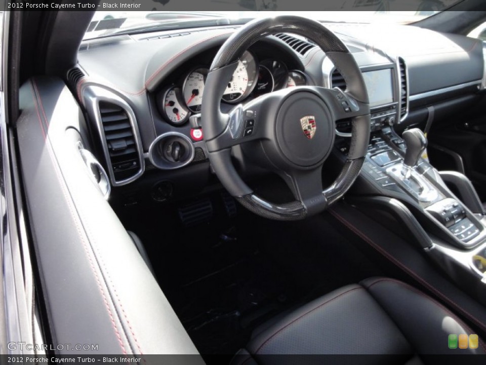 Black Interior Photo for the 2012 Porsche Cayenne Turbo #55516976
