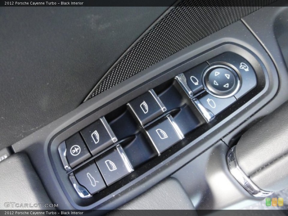 Black Interior Controls for the 2012 Porsche Cayenne Turbo #55517005