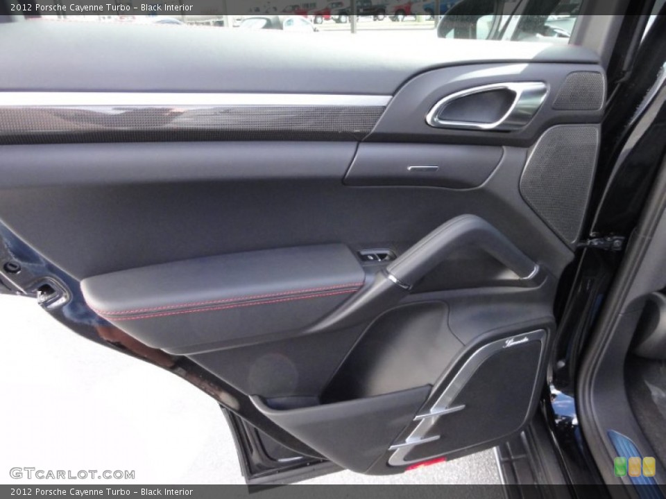 Black Interior Door Panel for the 2012 Porsche Cayenne Turbo #55517075