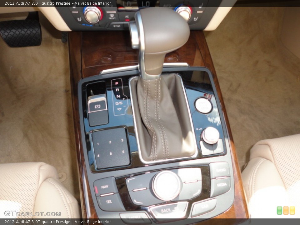 Velvet Beige Interior Transmission for the 2012 Audi A7 3.0T quattro Prestige #55519312