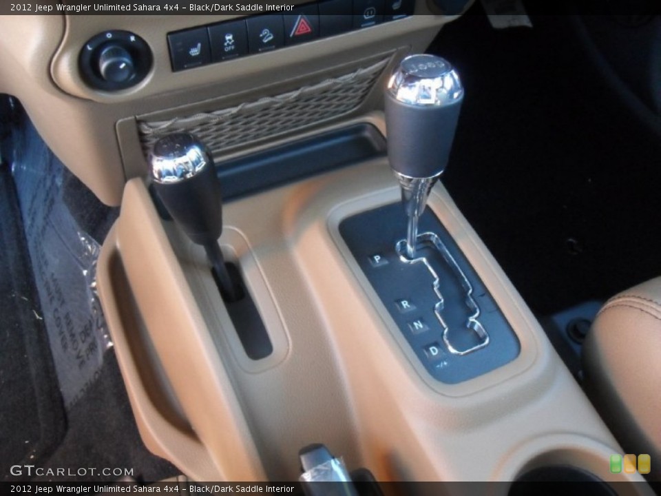 Black/Dark Saddle Interior Transmission for the 2012 Jeep Wrangler Unlimited Sahara 4x4 #55519415