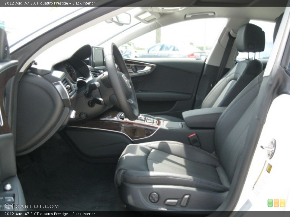 Black Interior Photo for the 2012 Audi A7 3.0T quattro Prestige #55519451