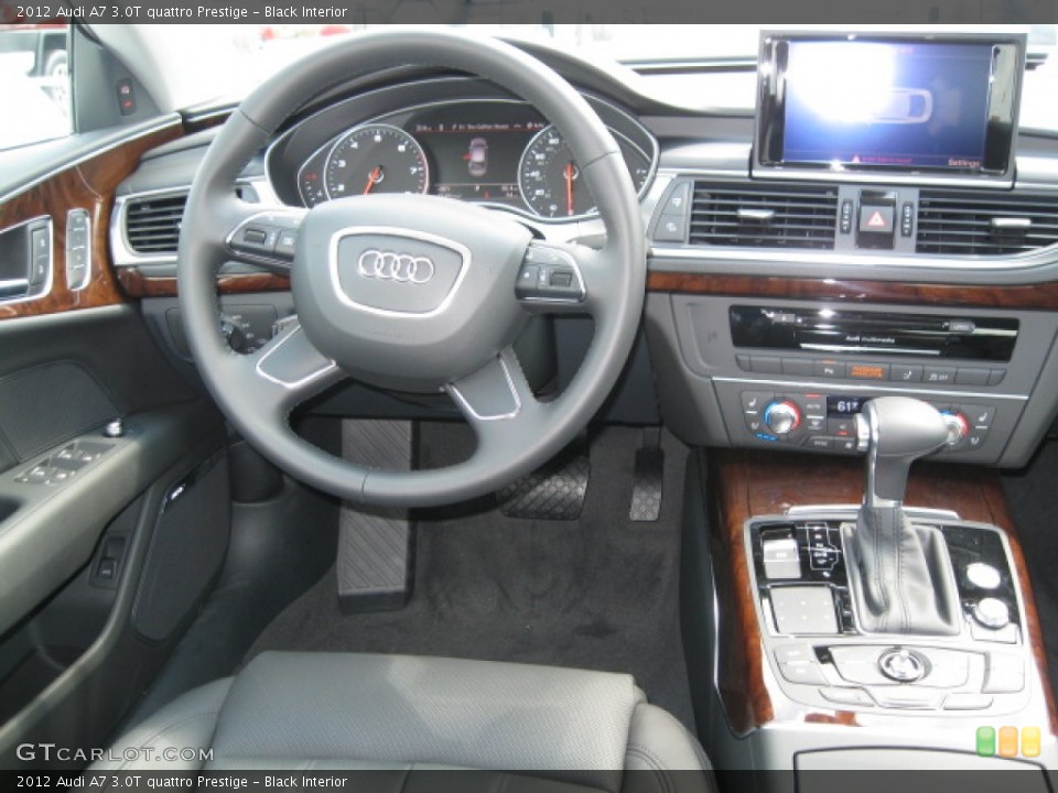 Black Interior Dashboard for the 2012 Audi A7 3.0T quattro Prestige #55519460