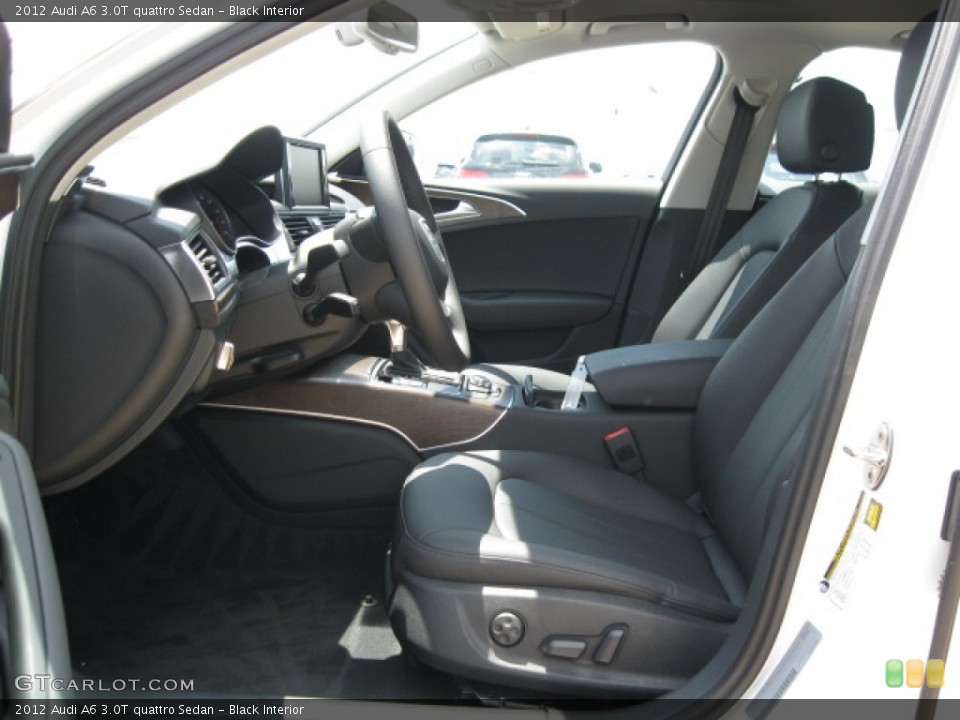 Black Interior Photo for the 2012 Audi A6 3.0T quattro Sedan #55519523