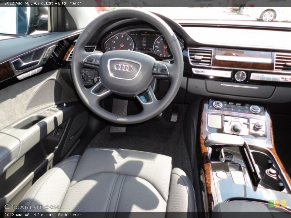 Black Interior Dashboard for the 2012 Audi A8 L 4.2 quattro #55519620