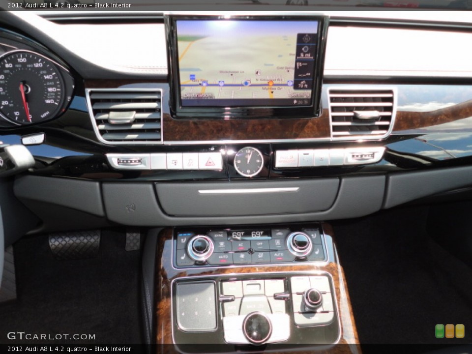 Black Interior Navigation for the 2012 Audi A8 L 4.2 quattro #55519646