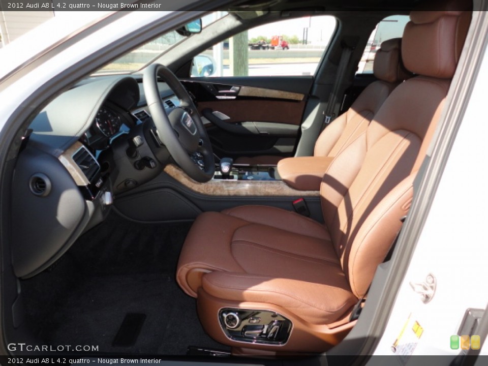 Nougat Brown Interior Photo for the 2012 Audi A8 L 4.2 quattro #55519754