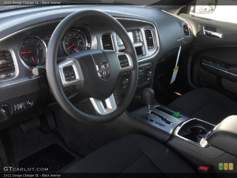 Black Interior Dashboard for the 2012 Dodge Charger SE #55520189