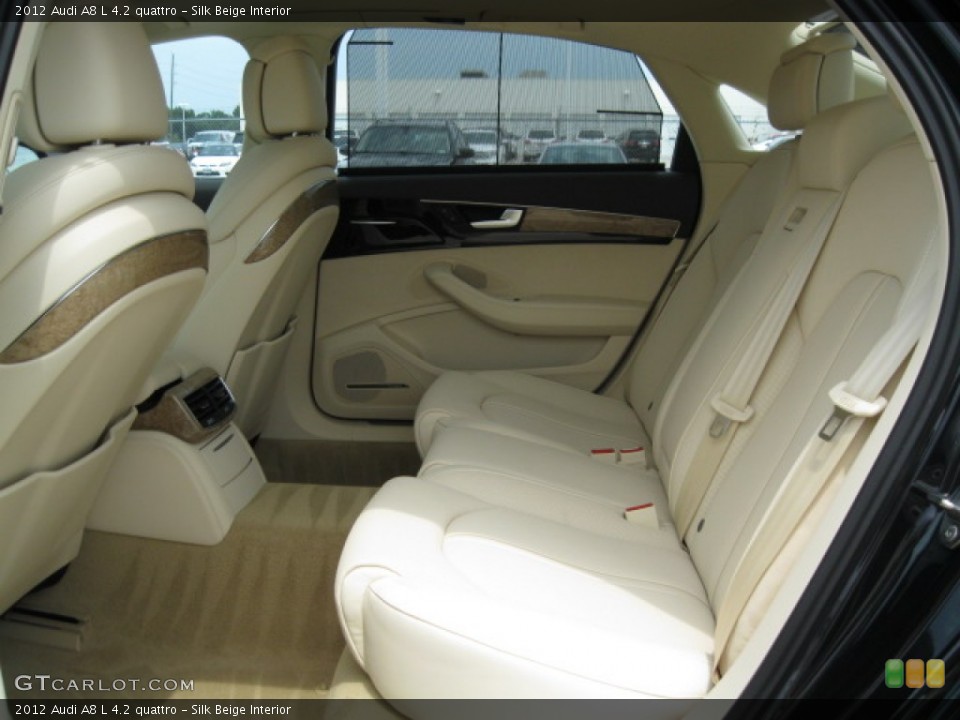 Silk Beige 2012 Audi A8 Interiors