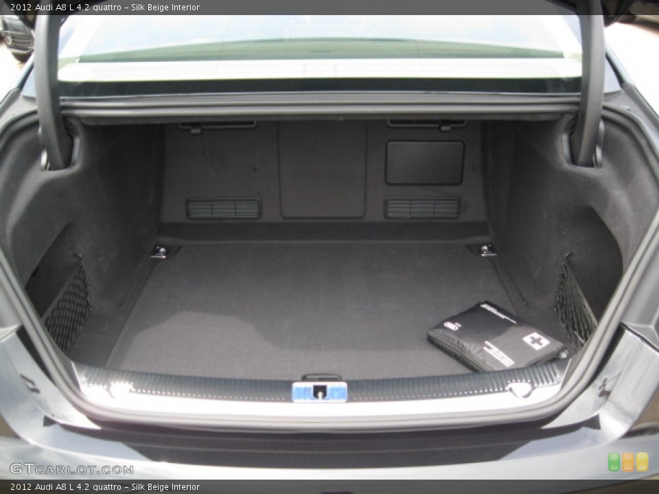 Silk Beige Interior Trunk for the 2012 Audi A8 L 4.2 quattro #55520297