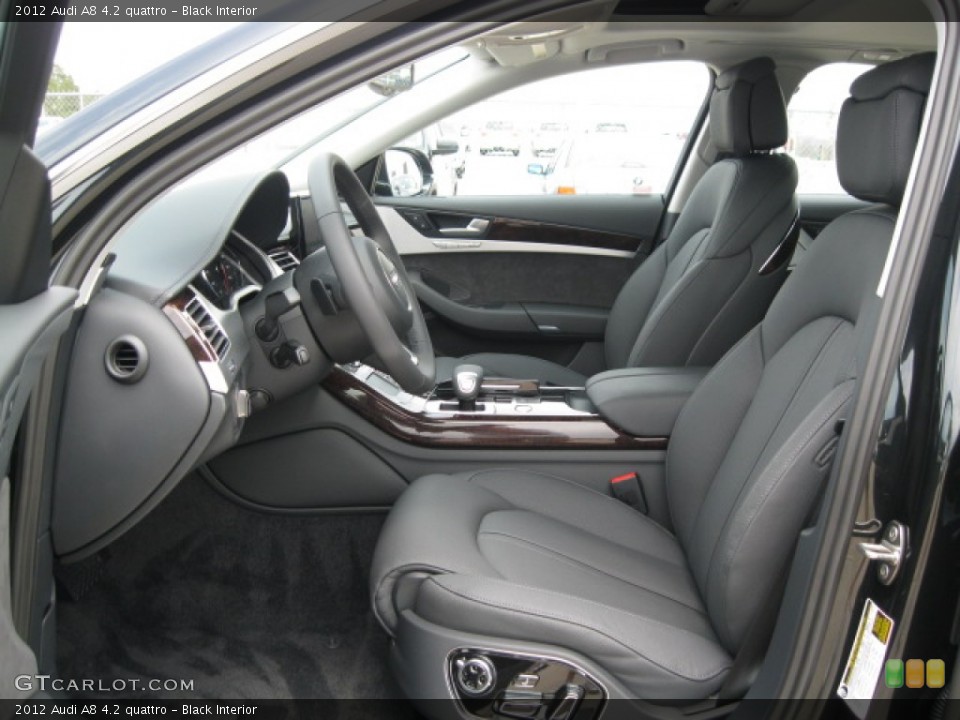 Black Interior Photo for the 2012 Audi A8 4.2 quattro #55520360