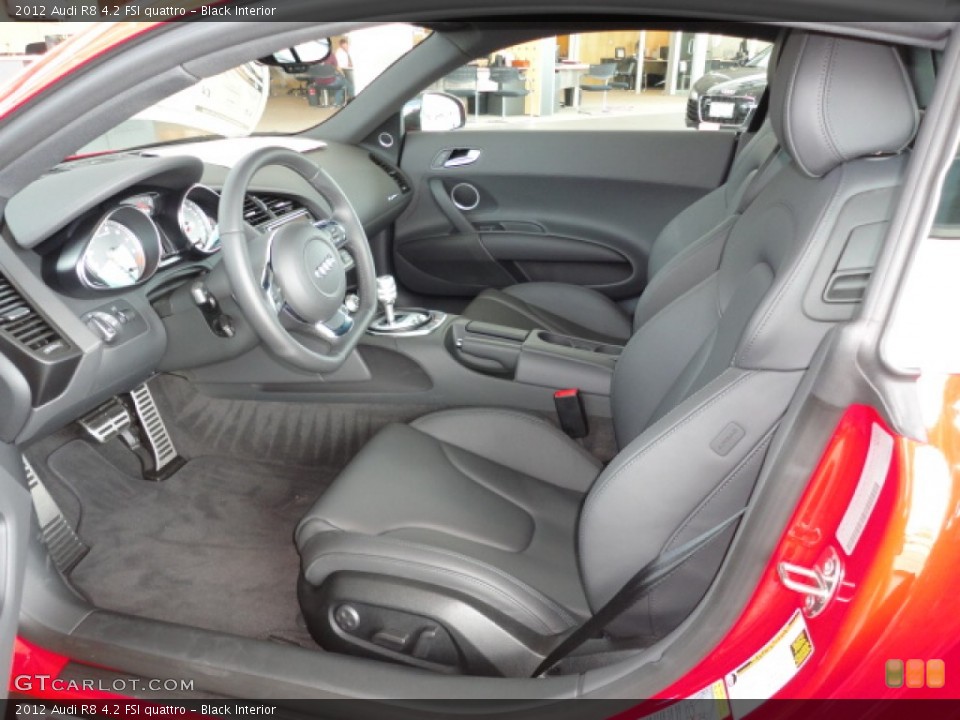 Black Interior Photo for the 2012 Audi R8 4.2 FSI quattro #55520442