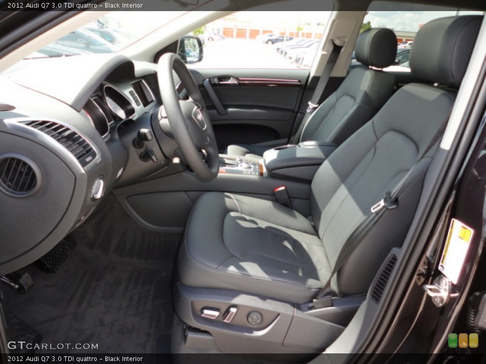 Black Interior Photo for the 2012 Audi Q7 3.0 TDI quattro #55520531