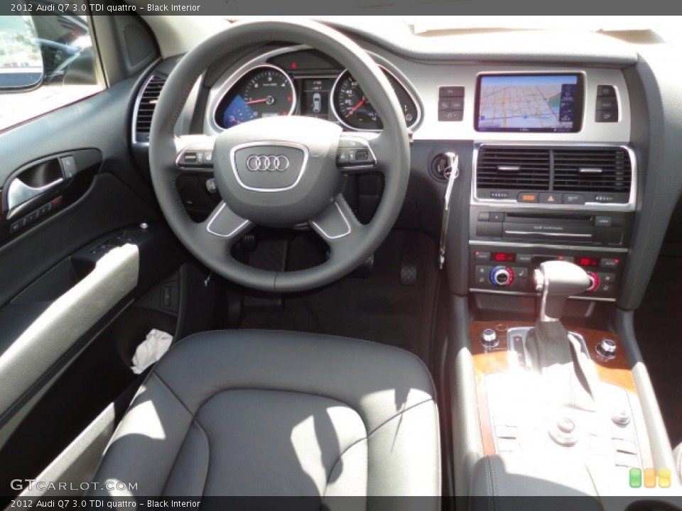 Black Interior Dashboard for the 2012 Audi Q7 3.0 TDI quattro #55520546