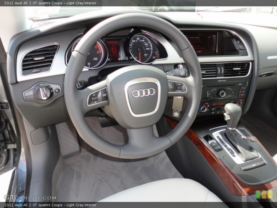 Light Gray Interior Dashboard for the 2012 Audi A5 2.0T quattro Coupe #55520975
