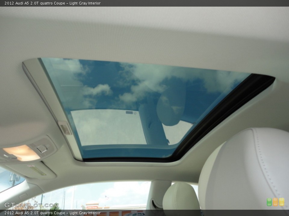 Light Gray Interior Sunroof for the 2012 Audi A5 2.0T quattro Coupe #55520984