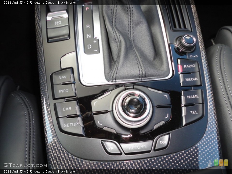 Black Interior Controls for the 2012 Audi S5 4.2 FSI quattro Coupe #55521077