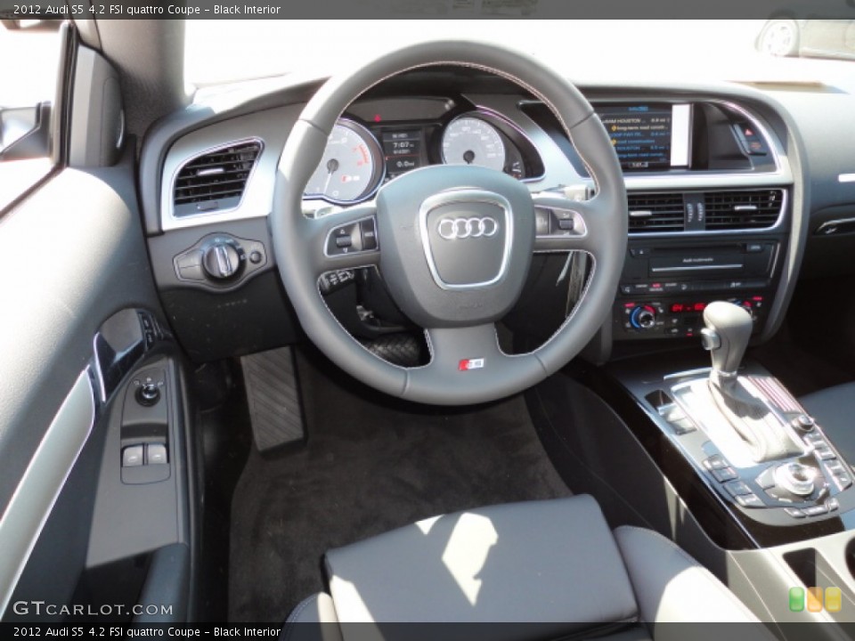 Black Interior Dashboard for the 2012 Audi S5 4.2 FSI quattro Coupe #55521158