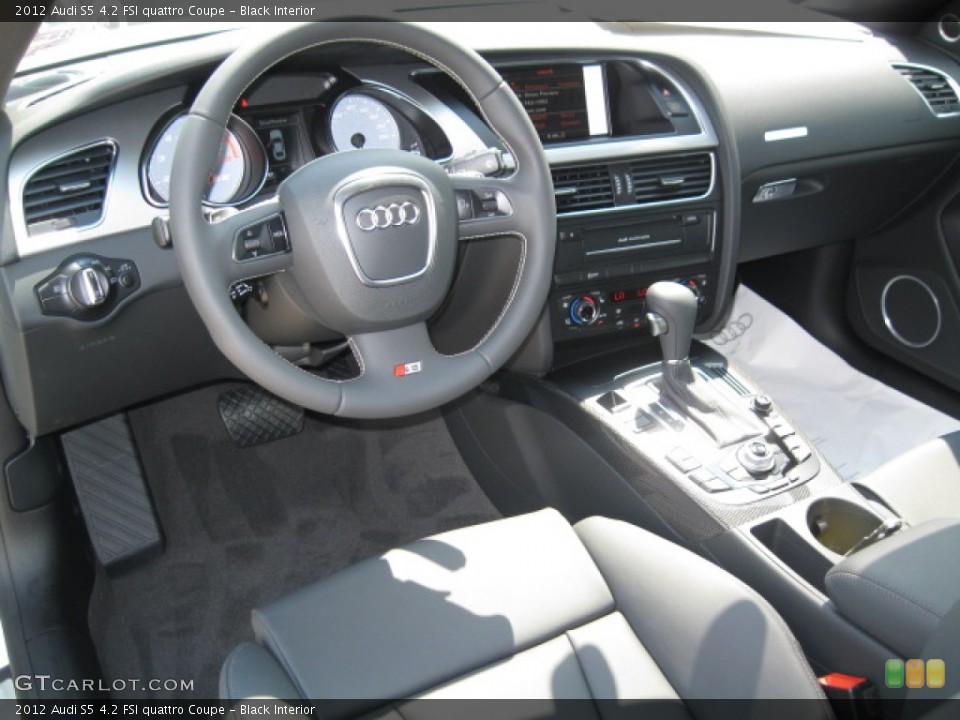 Black Interior Prime Interior for the 2012 Audi S5 4.2 FSI quattro Coupe #55521233