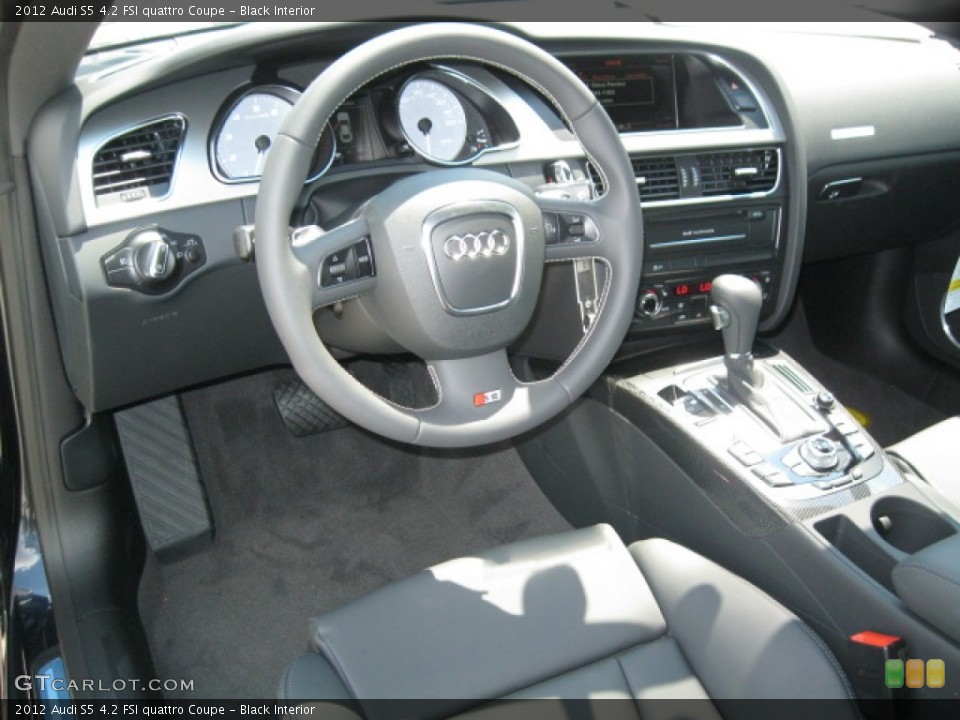 Black Interior Dashboard for the 2012 Audi S5 4.2 FSI quattro Coupe #55521380