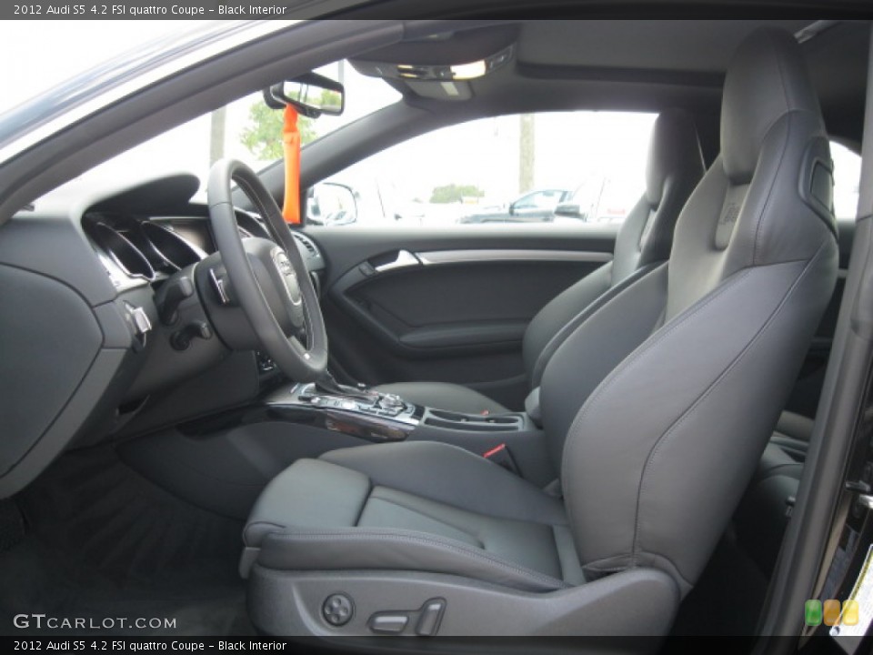 Black Interior Photo for the 2012 Audi S5 4.2 FSI quattro Coupe #55521536