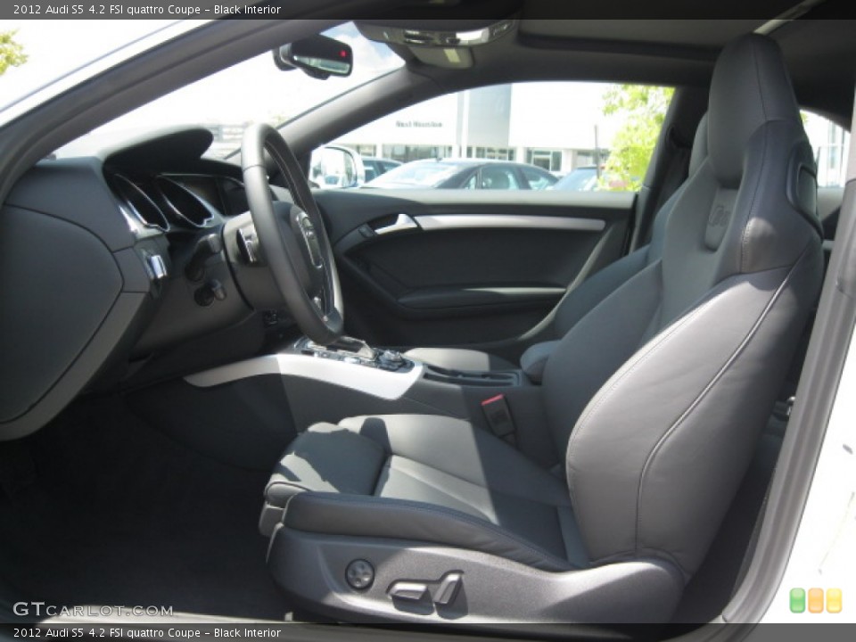 Black Interior Photo for the 2012 Audi S5 4.2 FSI quattro Coupe #55521626
