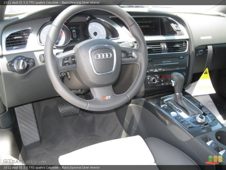 Black/Spectral Silver Interior Dashboard for the 2011 Audi S5 3.0 TFSI quattro Cabriolet #55521794