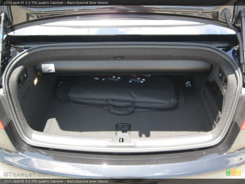 Black/Spectral Silver Interior Trunk for the 2011 Audi S5 3.0 TFSI quattro Cabriolet #55521812