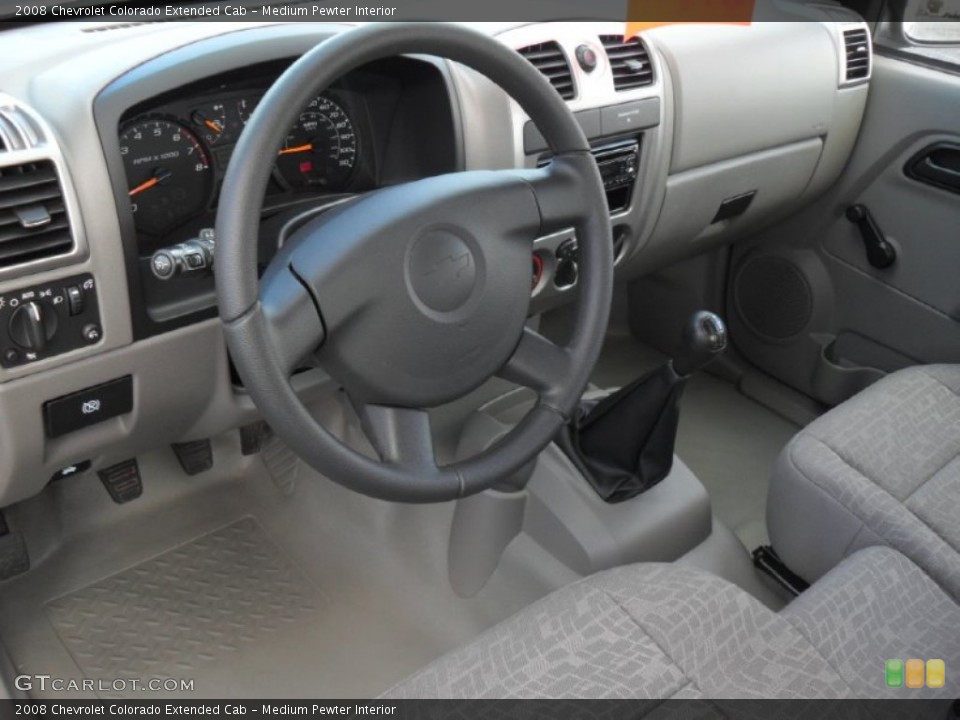 Medium Pewter Interior Prime Interior for the 2008 Chevrolet Colorado Extended Cab #55522778