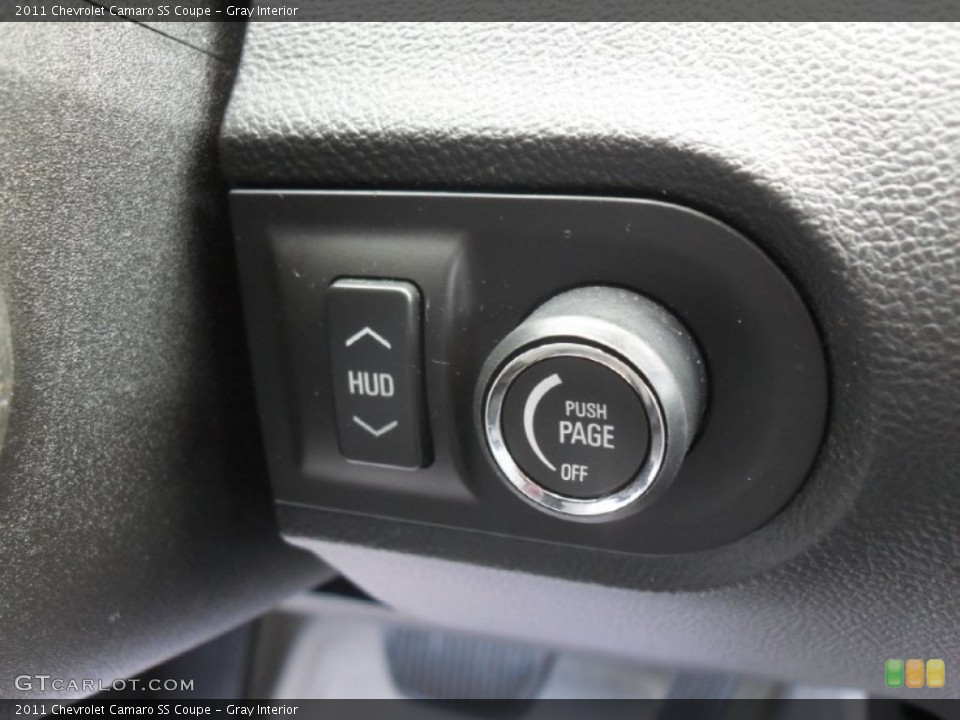 Gray Interior Controls for the 2011 Chevrolet Camaro SS Coupe #55522879