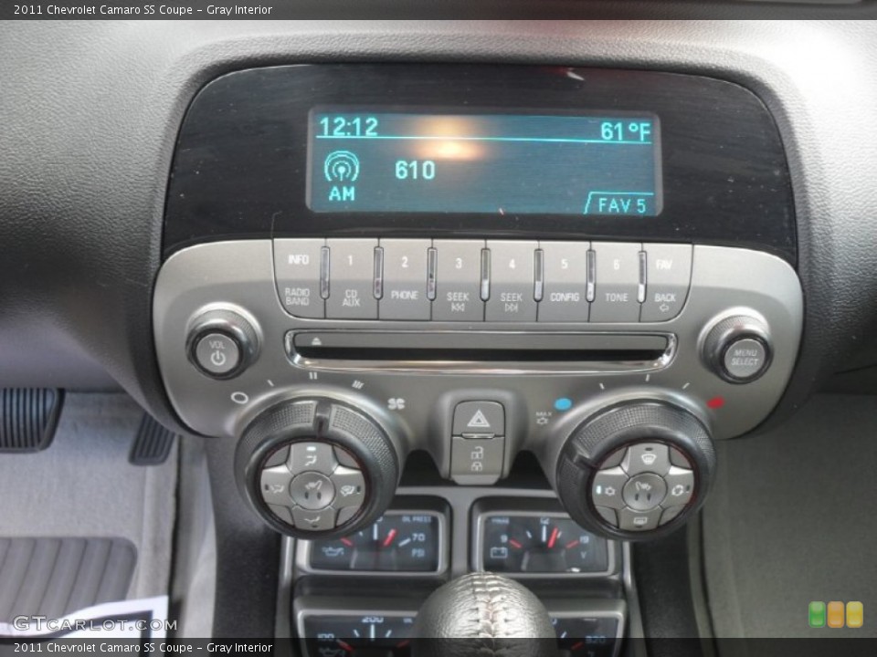 Gray Interior Audio System for the 2011 Chevrolet Camaro SS Coupe #55522898