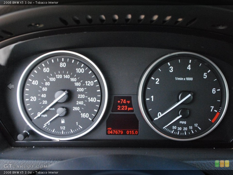 Tobacco Interior Gauges for the 2008 BMW X5 3.0si #55522937