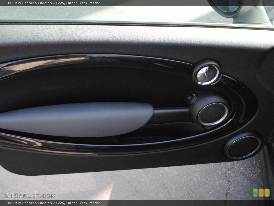 Grey/Carbon Black Interior Door Panel for the 2007 Mini Cooper S Hardtop #55523129