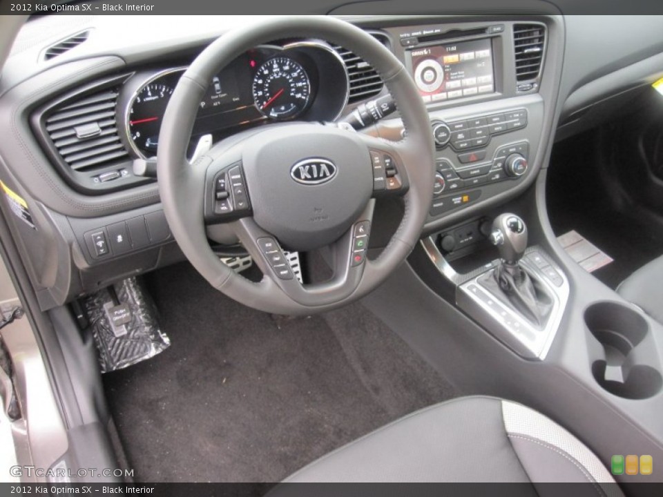 Black Interior Photo for the 2012 Kia Optima SX #55524530