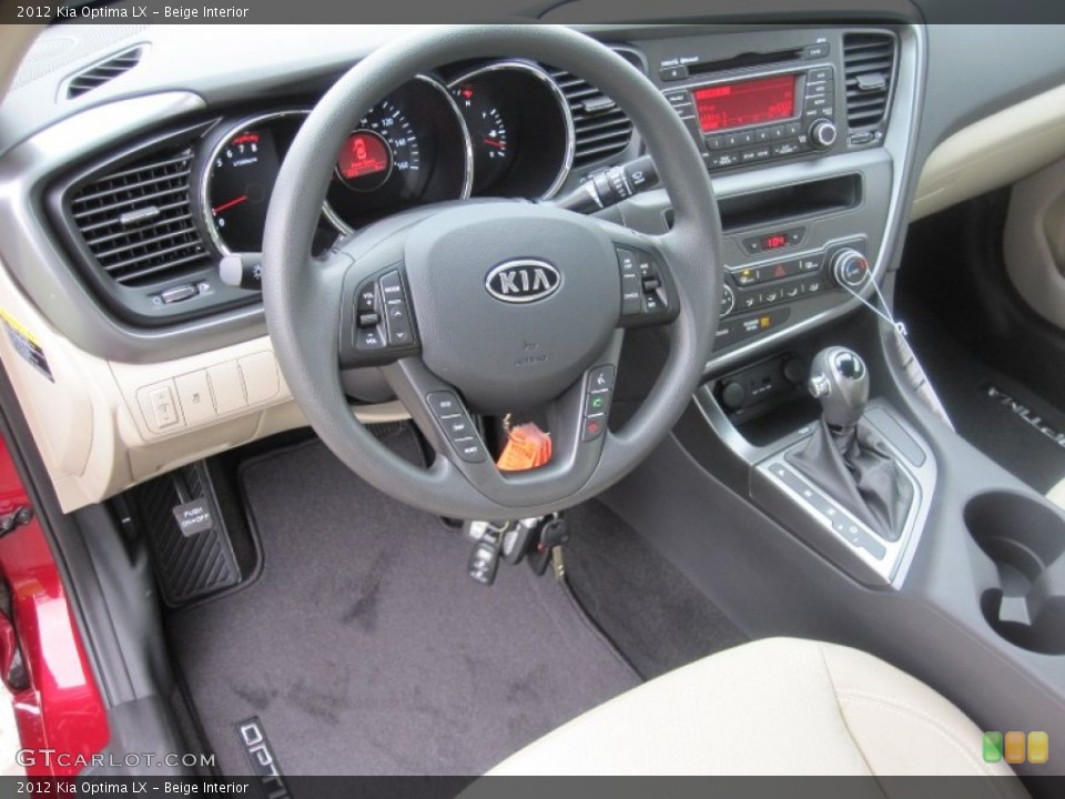 Beige Interior Photo for the 2012 Kia Optima LX #55525085