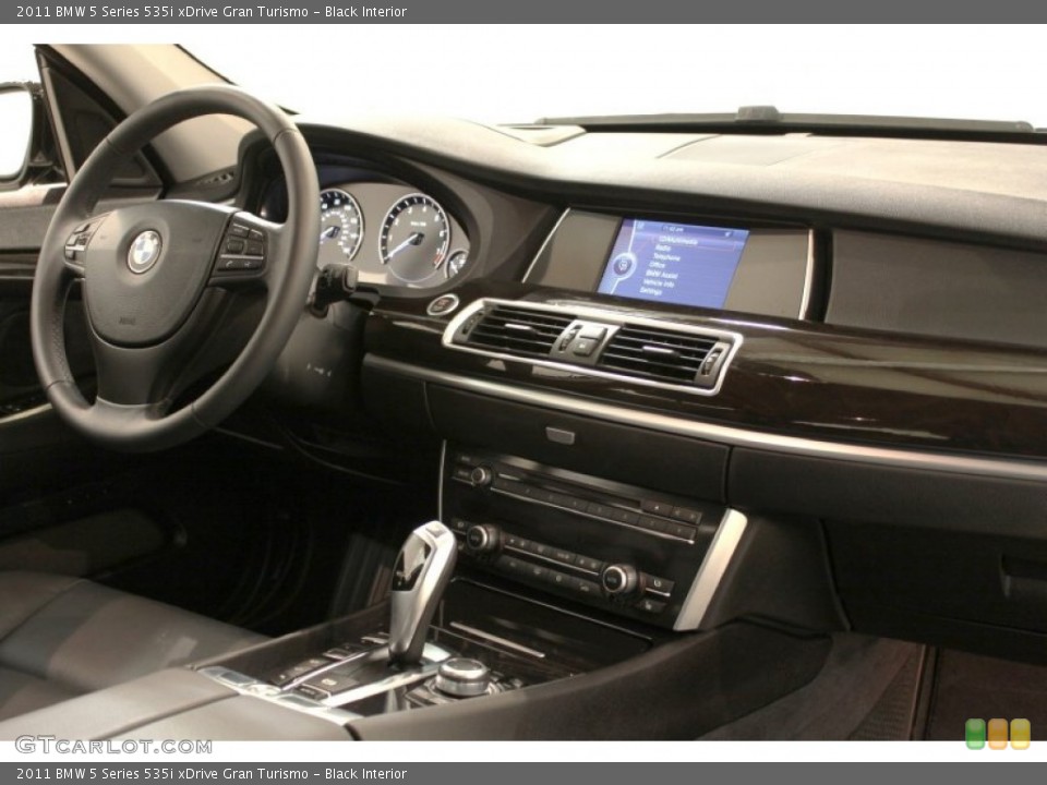 Black Interior Dashboard for the 2011 BMW 5 Series 535i xDrive Gran Turismo #55526111