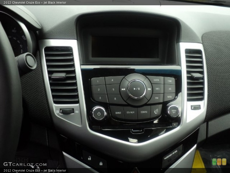 Jet Black Interior Controls for the 2012 Chevrolet Cruze Eco #55527266