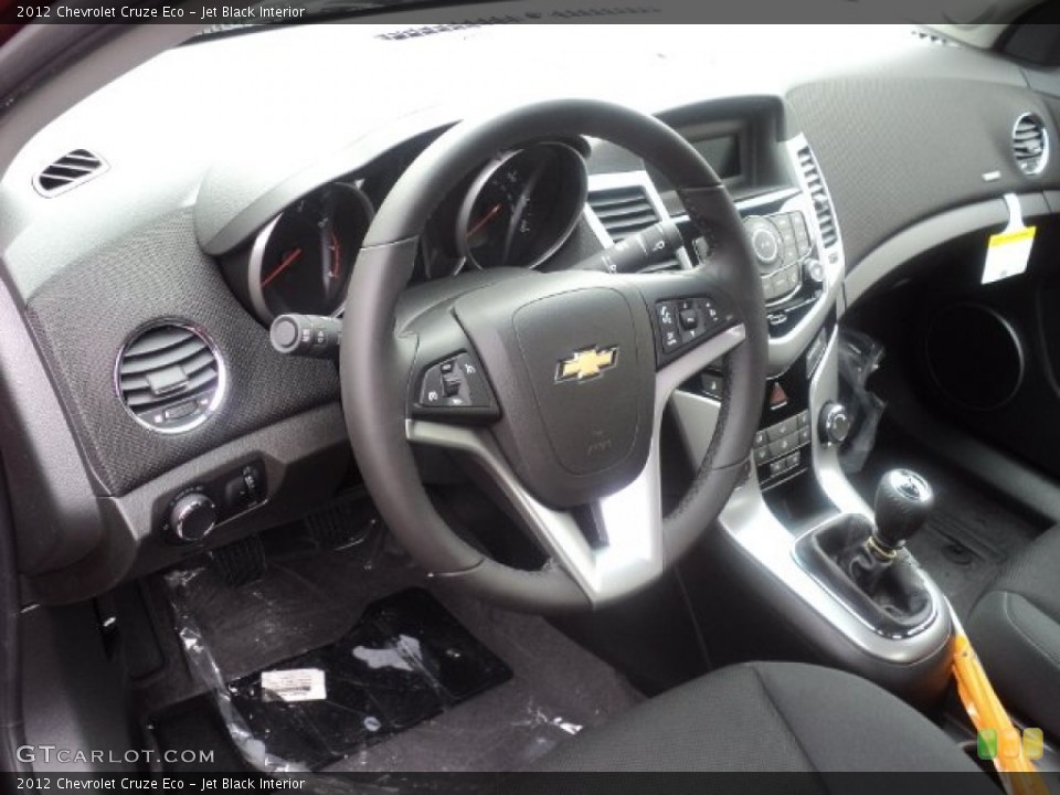 Jet Black Interior Dashboard for the 2012 Chevrolet Cruze Eco #55527275