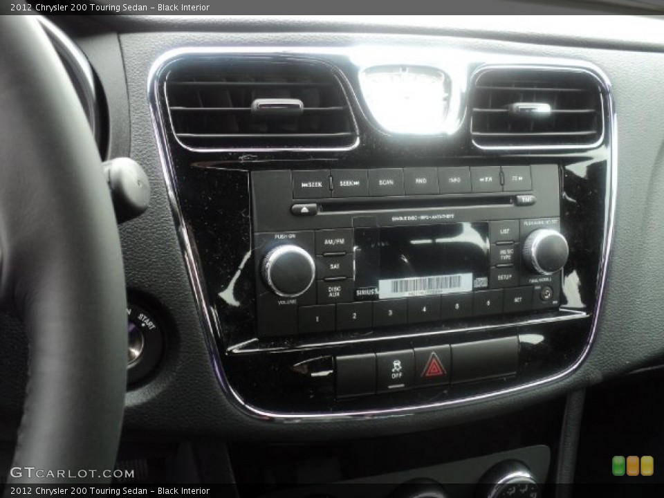 Black Interior Audio System for the 2012 Chrysler 200 Touring Sedan #55527428
