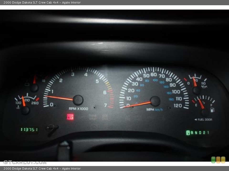 Agate Interior Gauges for the 2000 Dodge Dakota SLT Crew Cab 4x4 #55528583